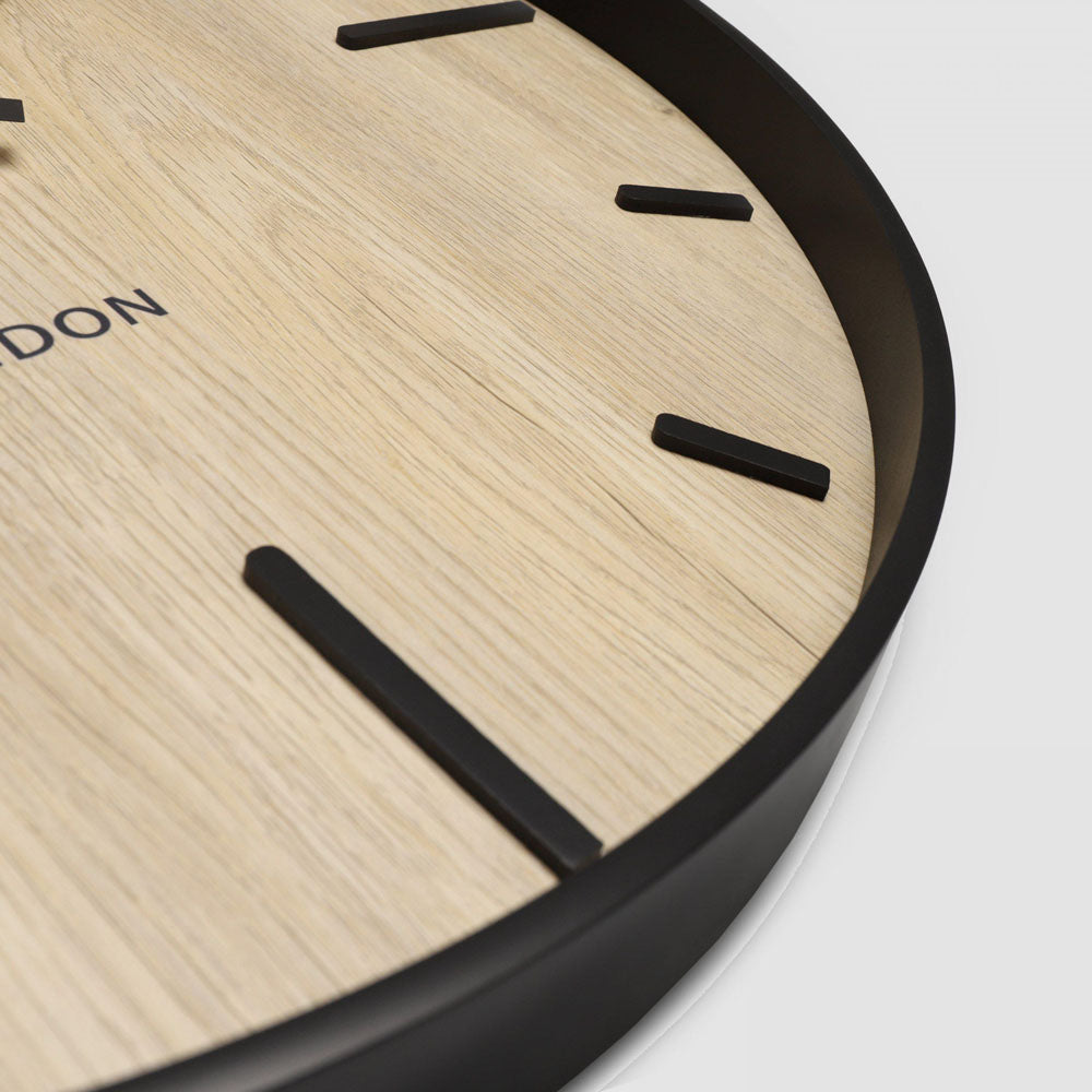 Thomas Kent Woodstock Wall Clock 50cm White/Oak