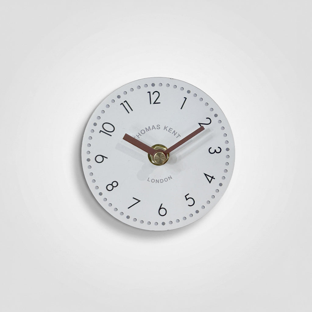 Thomas Kent Tumbler Mantel Clock 4" Spice
