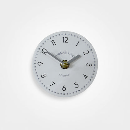 Thomas Kent Tumbler Mantel Clock 4" Smoke