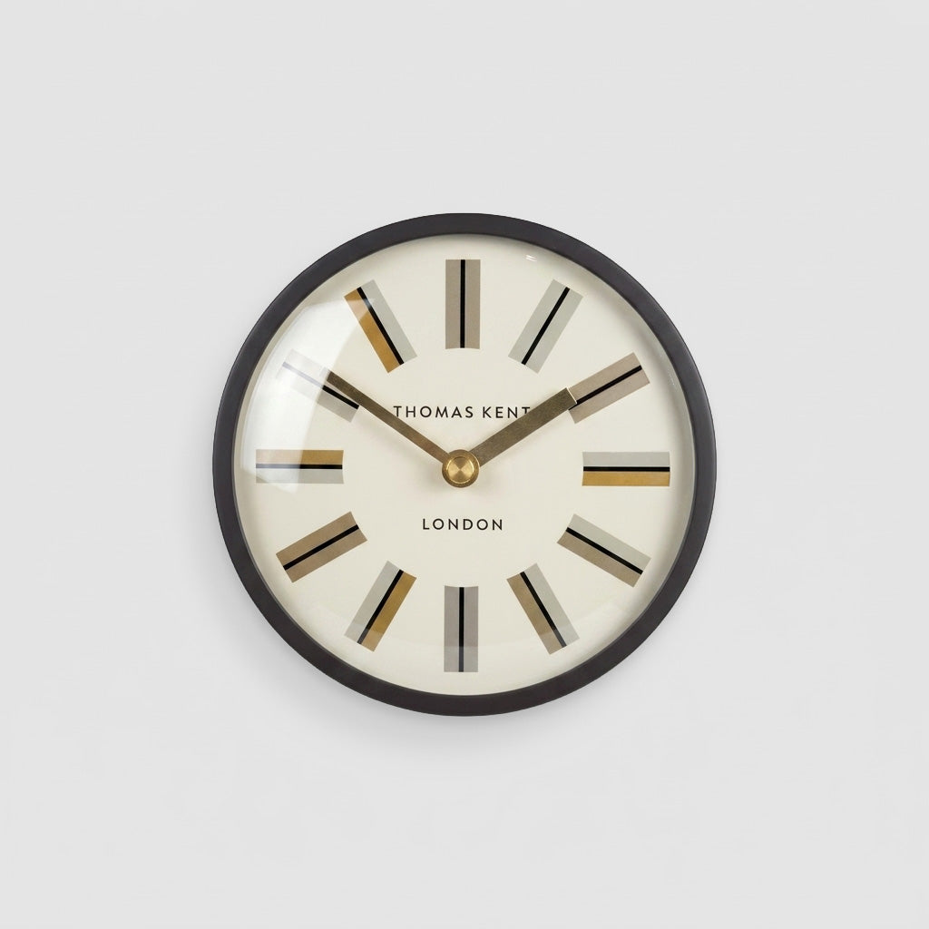 Thomas Kent Mini Crofter Clock 5.5" Taupe