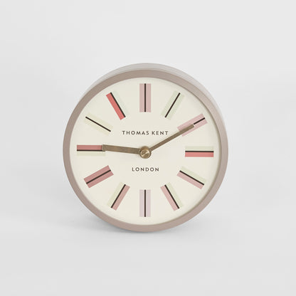 Thomas Kent Mini Crofter Clock 5.5" Dusty Pink