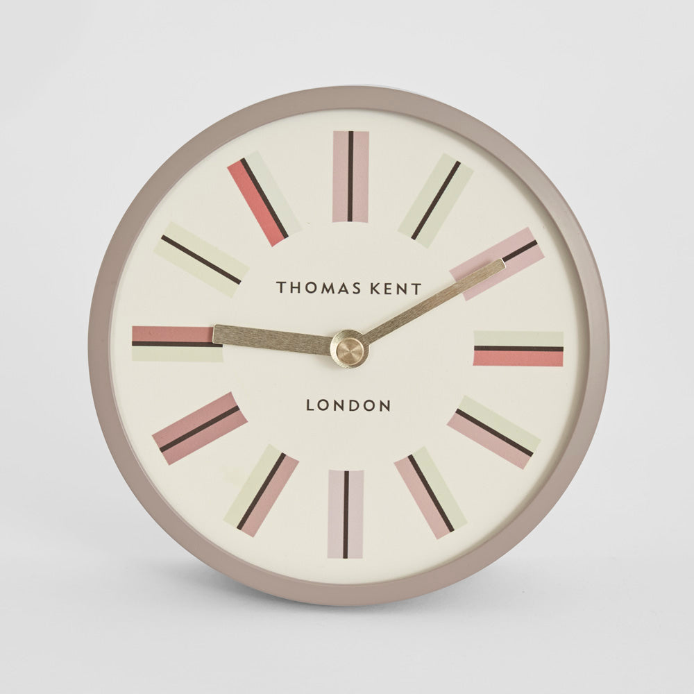 Thomas Kent Mini Crofter Clock 5.5" Dusty Pink