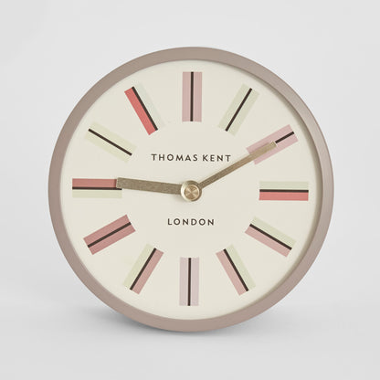 Thomas Kent Mini Crofter Clock 5.5" Dusty Pink
