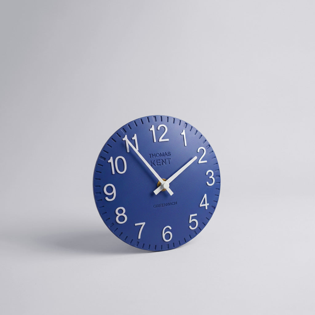 Thomas Kent Cotswold Clock 6" Blue