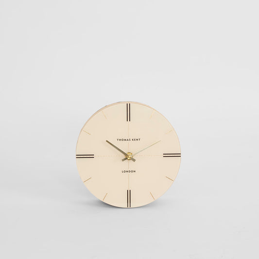 Thomas Kent Greenwich Mantel Clock Oak Stripe