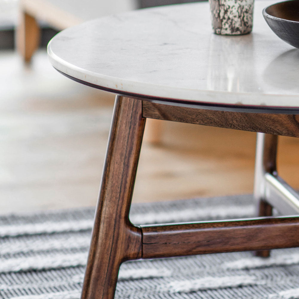 Barcelona Round Coffee Table 800x800x400mm
