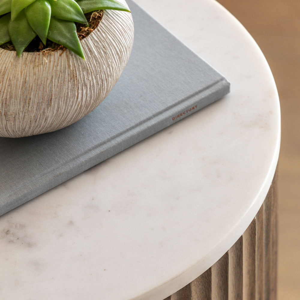 Marmo Side Table 400x400x500mm