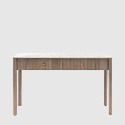 Marmo 2 Drawer Console 1300x450x750mm