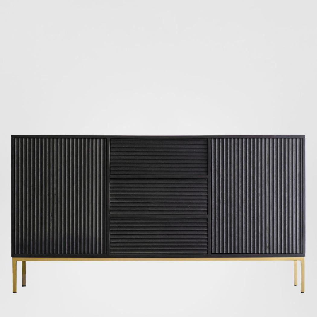 Ripple 2 Door 3 Drawer Sideboard 1500x400x810mm