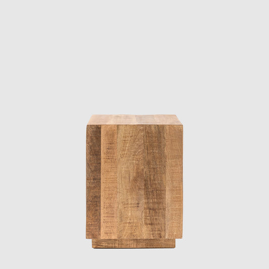 Iowa Side Table Natural 400x400x550mm