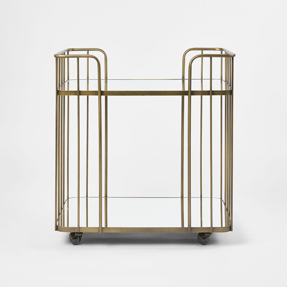 Verna Bronze Bar Cart