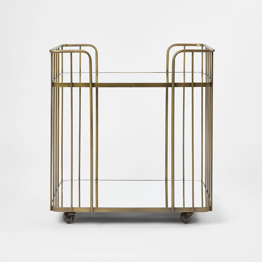 Verna Bronze Bar Cart