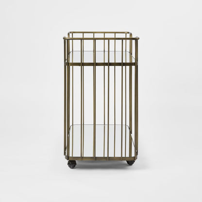 Verna Bronze Bar Cart
