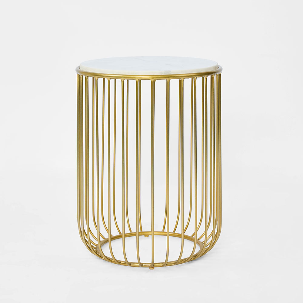 Riley Side Table Gold