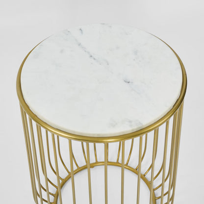 Riley Side Table Gold