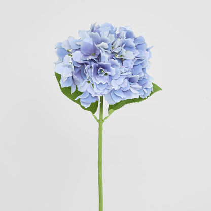 Hydrangea Stem Soft Touch 50cm Blue
