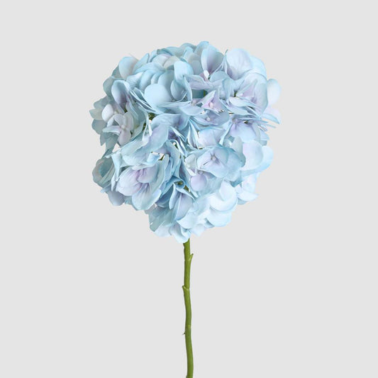 Soft Touch Hydrangea Flower Stem 75cm Blue