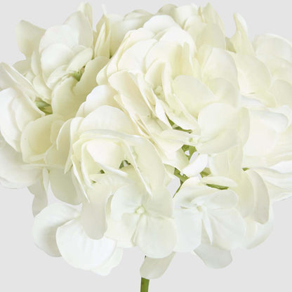 Soft Touch Hydrangea Flower Stem 75cm Cream