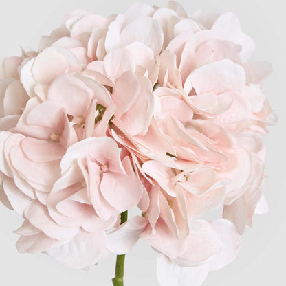 Soft Touch Hydrangea Flower Stem 75cm Pink
