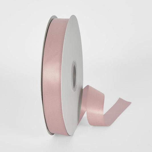 Rose Pink 91.4m- 25mm Double Sided Satin Ribbon P167
