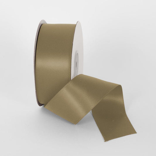 Latte 22.86m -38mm Double Sided Satin Ribbon P832