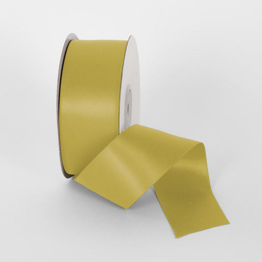 lemon 22.86m -38mm Double Sided Satin Ribbon P728