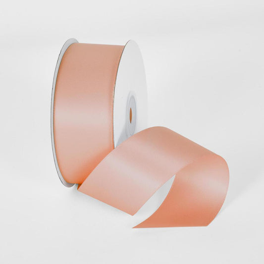 Salmon 22.86m -38mm Double Sided Satin Ribbon P720
