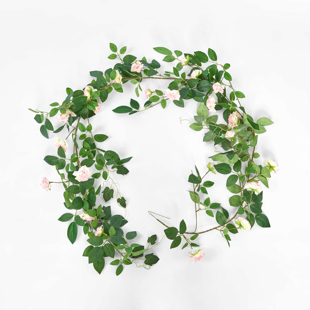 Rose Garland 170cm Pink