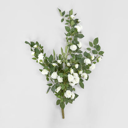 Hanging Rose Spray White
