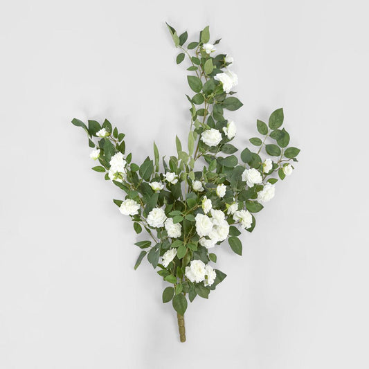 Hanging Rose Spray White