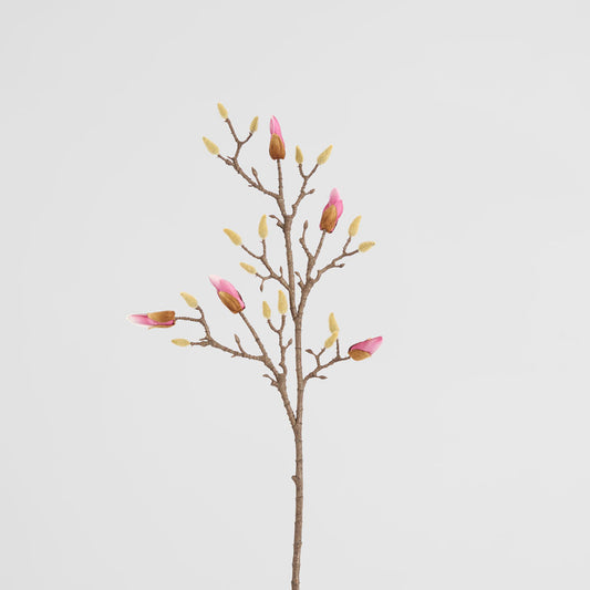Magnolia Bud Spray 98cm Pink