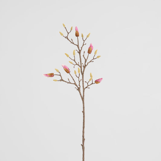 Magnolia Bud Spray 98cm Pink