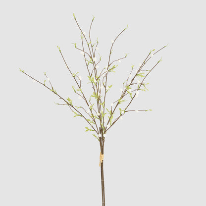 Pussy Willow Floral Stem With Leaves