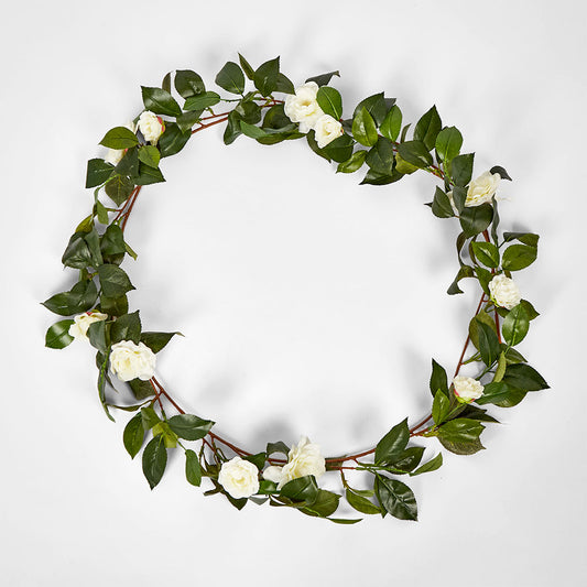 White Camellia Garland 180cm