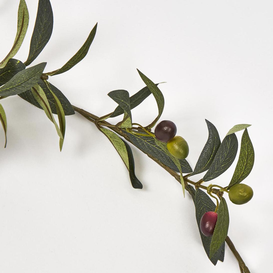 Olive Leaf Garland with Olives