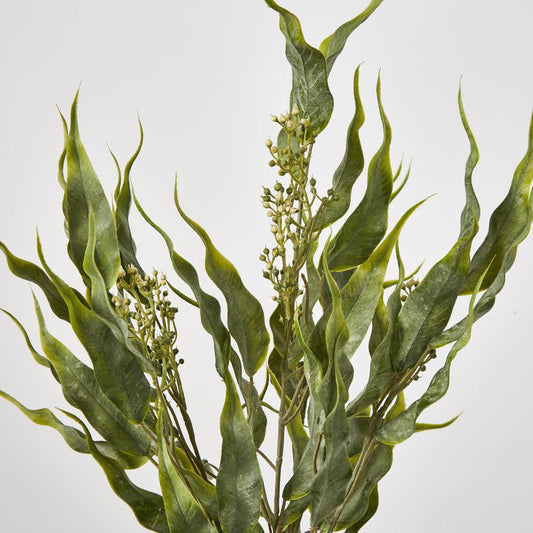 Seeded Eucalyptus Leaf Bush 53cm