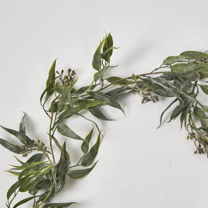 Seeded Eucalyptus Garland Green 180cm