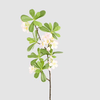 Leafy Blossom Floral Stem Pink