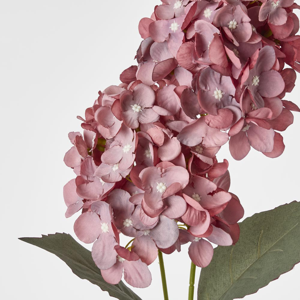 Dark Pink Cone Hydrangea 93cm