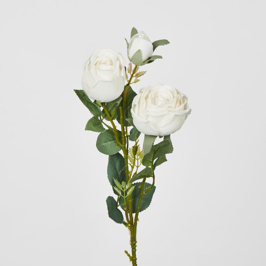 Real Touch Rose Spray White