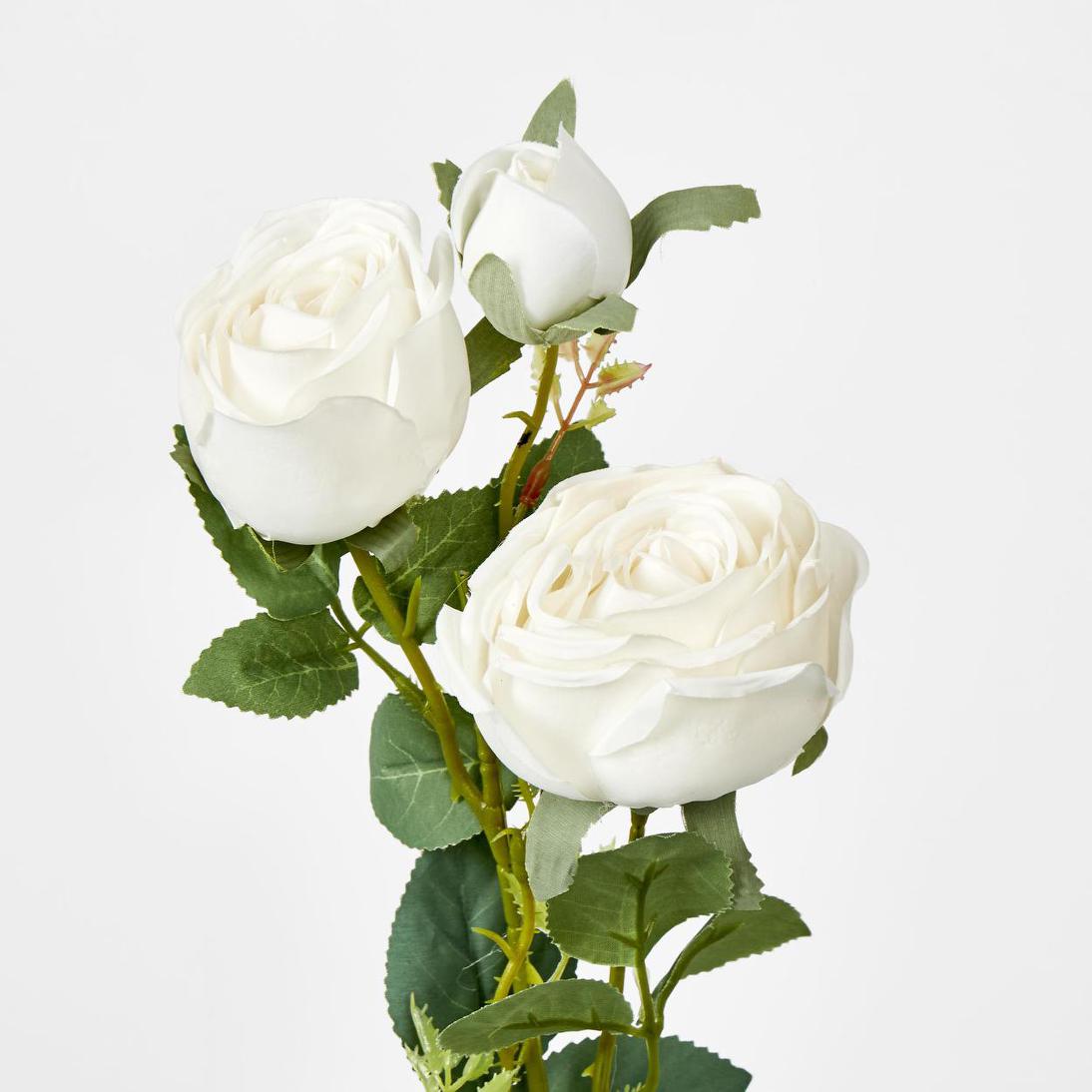 Real Touch Rose Spray White
