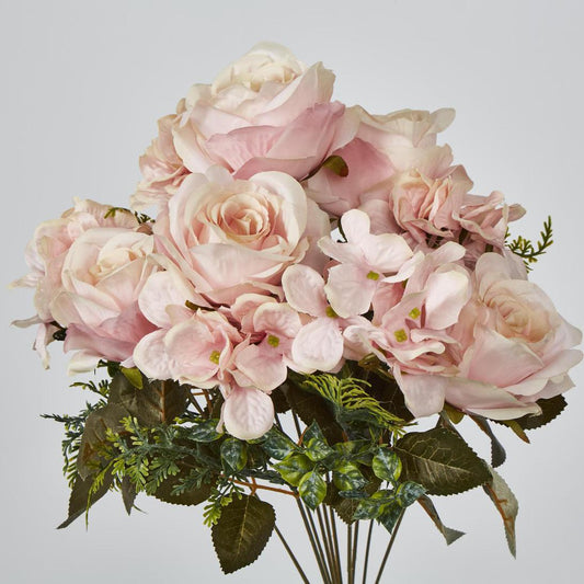 Rose Bouquet x 9 Dark Pink