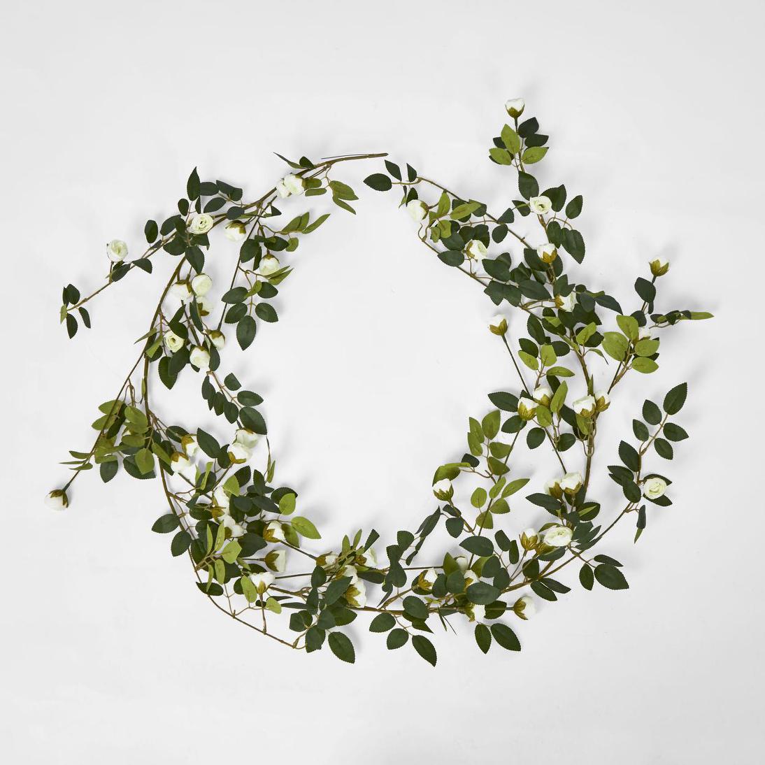 Rose Garland White