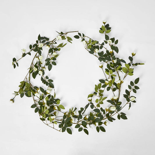 Rose Garland White
