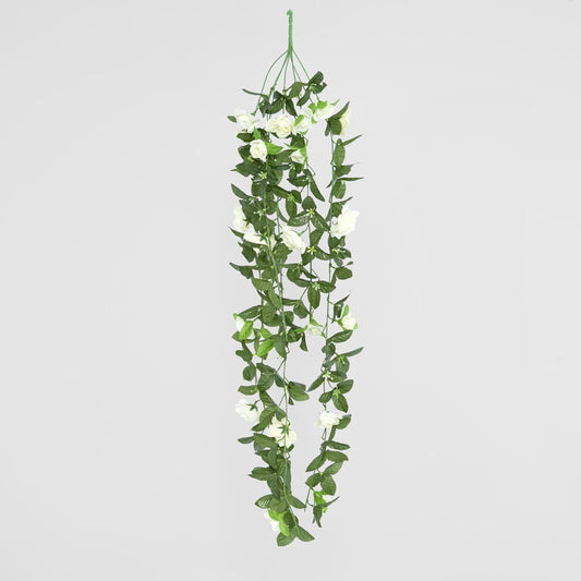 Hanging Rose Vine White