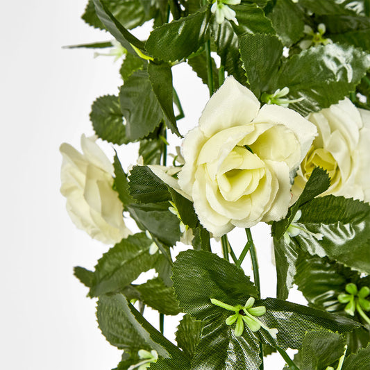 Hanging Rose Vine White