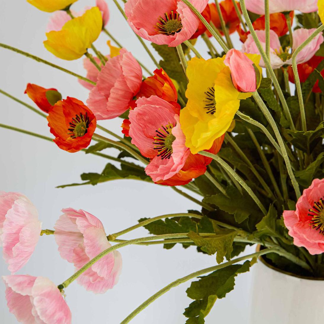 Mini Poppy Spray Yellow