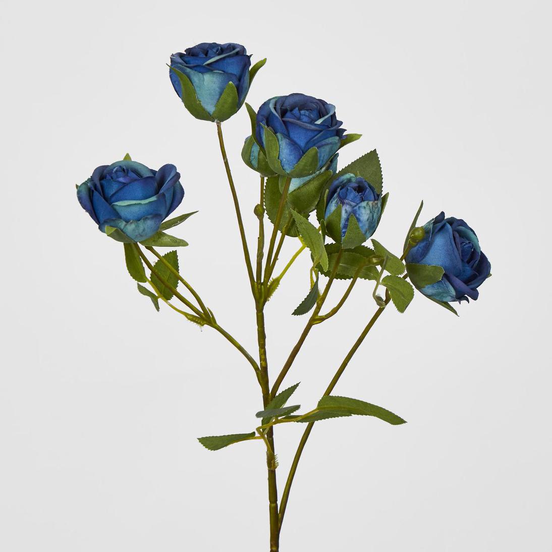Rosebud Spray 7 Heads Blue