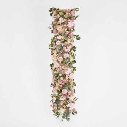 Rose Table Runner Light Pink