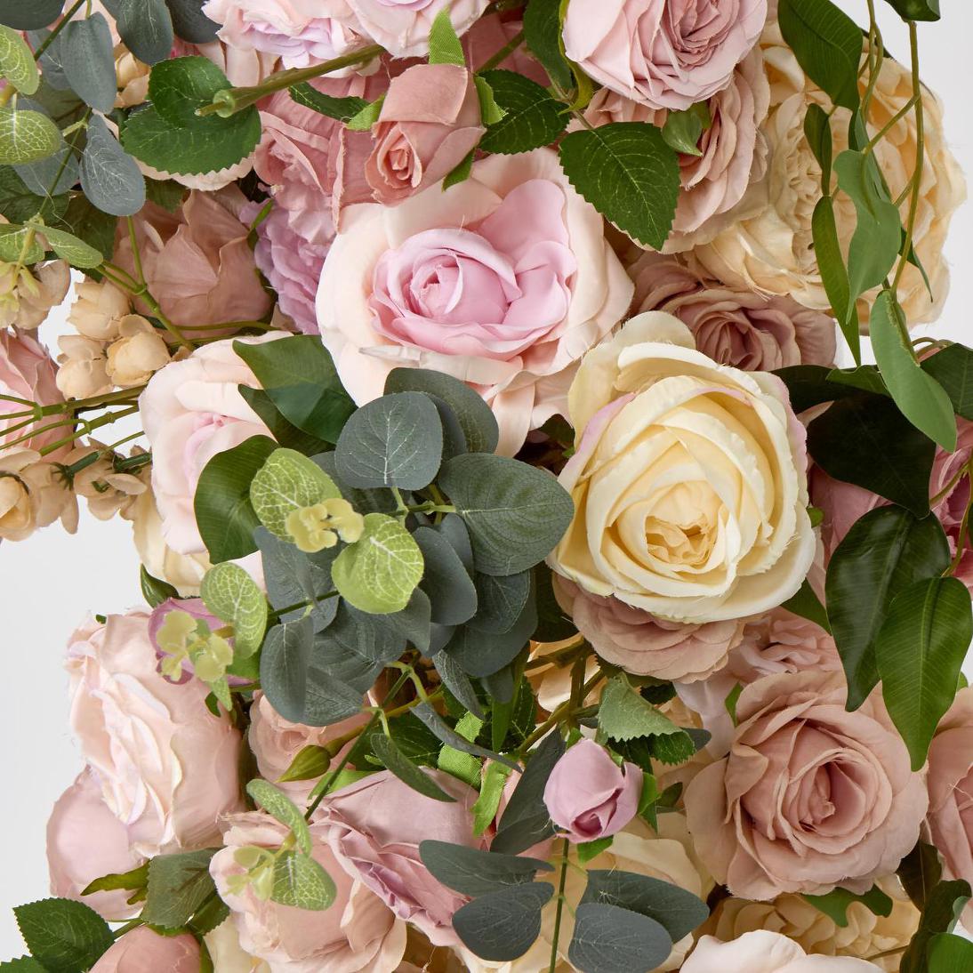 Rose Table Runner Light Pink